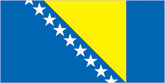 Bosnia and Herzegovina Country Flag